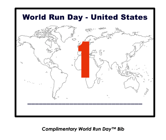 World Run Day 2022 Bib
